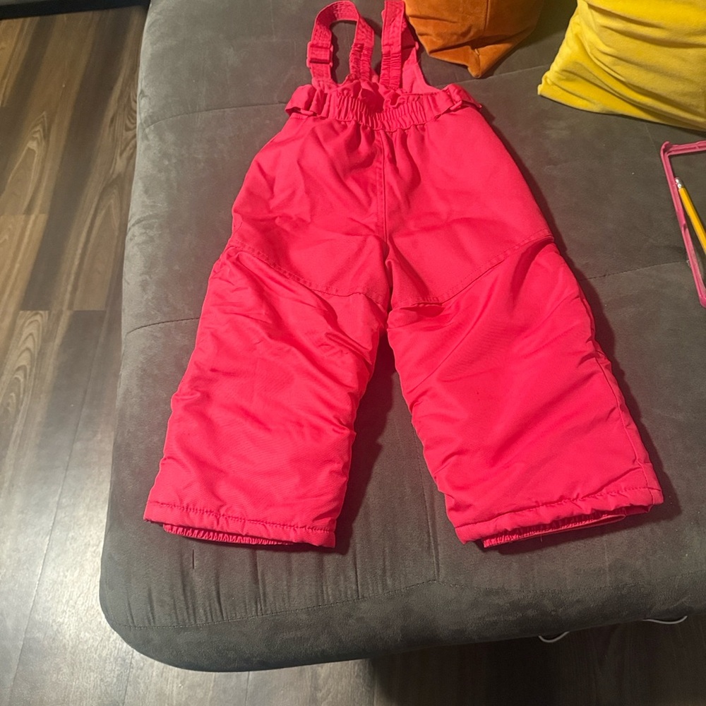 Kids Pink Snow Pants